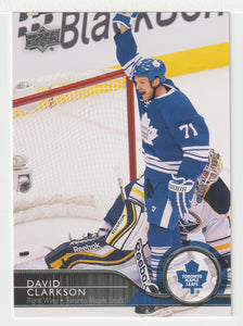 David Clarkson - Toronto Maple Leafs (NHL Hockey Card) 2014-15 Upper Deck # 182 Mint