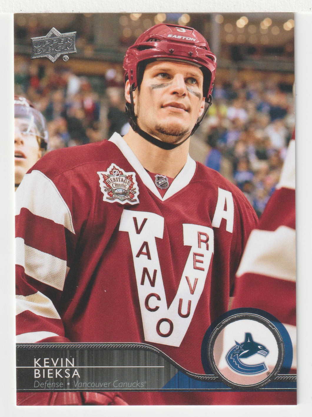 Kevin Bieksa - Vancouver Canucks (NHL Hockey Card) 2014-15 Upper Deck # 186 Mint