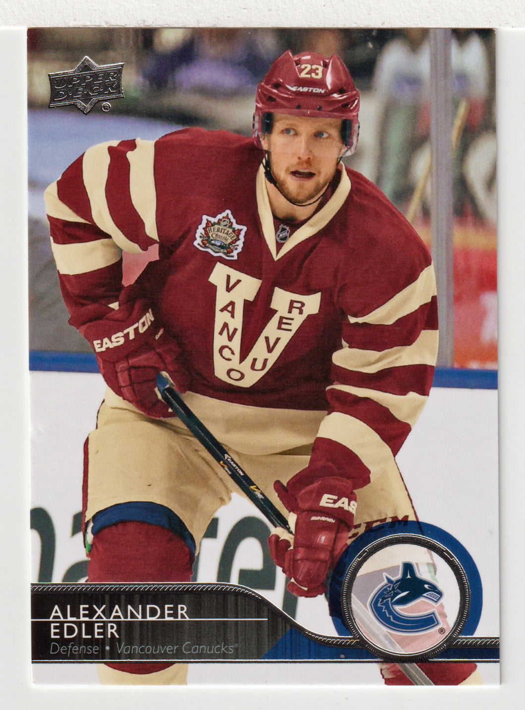 Alexander Edler - Vancouver Canucks (NHL Hockey Card) 2014-15 Upper Deck # 187 Mint
