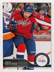 Troy Brouwer - Washington Capitals (NHL Hockey Card) 2014-15 Upper Deck # 191 Mint