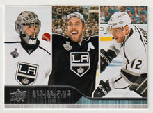 Load image into Gallery viewer, Checklist # 1 - Jonathan Quick - Anze Kopitar - Marian Gaborik - Los Angeles Kings (NHL Hockey Card) 2014-15 Upper Deck # 199 Mint

