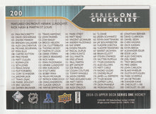 Load image into Gallery viewer, Checklist # 2 - Henrik Lundqvist - Rick Nash - Martin St. Louis - New York Rangers (NHL Hockey Card) 2014-15 Upper Deck # 200 Mint
