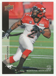 Jock Sanders - Calgary Stampeders (CFL Football Card) 2014 Upper Deck # 17 Mint