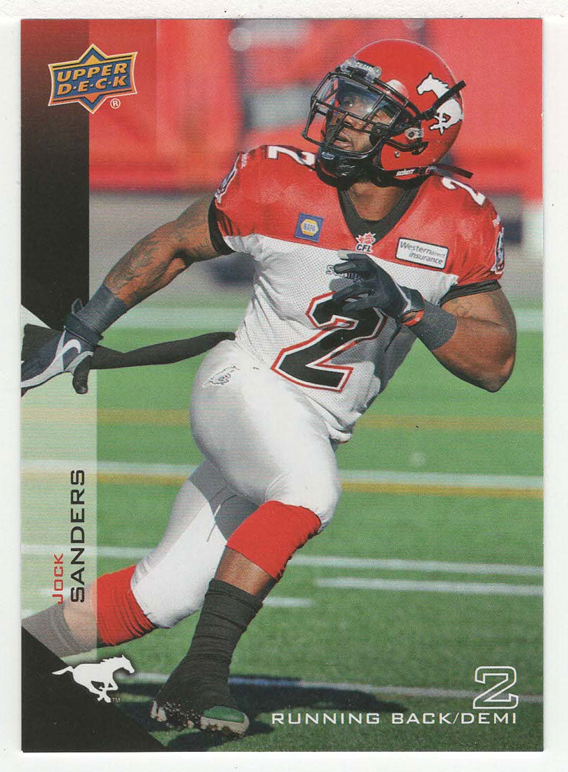 Jock Sanders - Calgary Stampeders (CFL Football Card) 2014 Upper Deck # 17 Mint