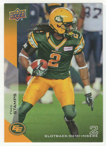 Fred Stamps - Edmonton Eskimos (CFL Football Card) 2014 Upper Deck # 28 Mint