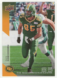 Nate Coehoorn - Edmonton Eskimos (CFL Football Card) 2014 Upper Deck # 29 Mint