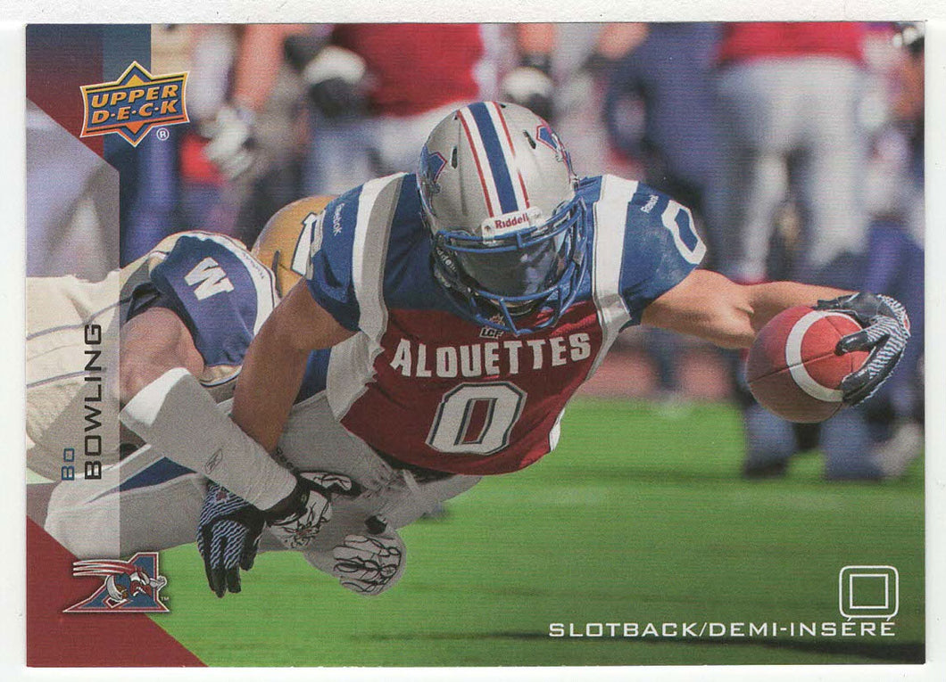 Bo Bowling - Montreal Alouettes (CFL Football Card) 2014 Upper Deck # 46 Mint