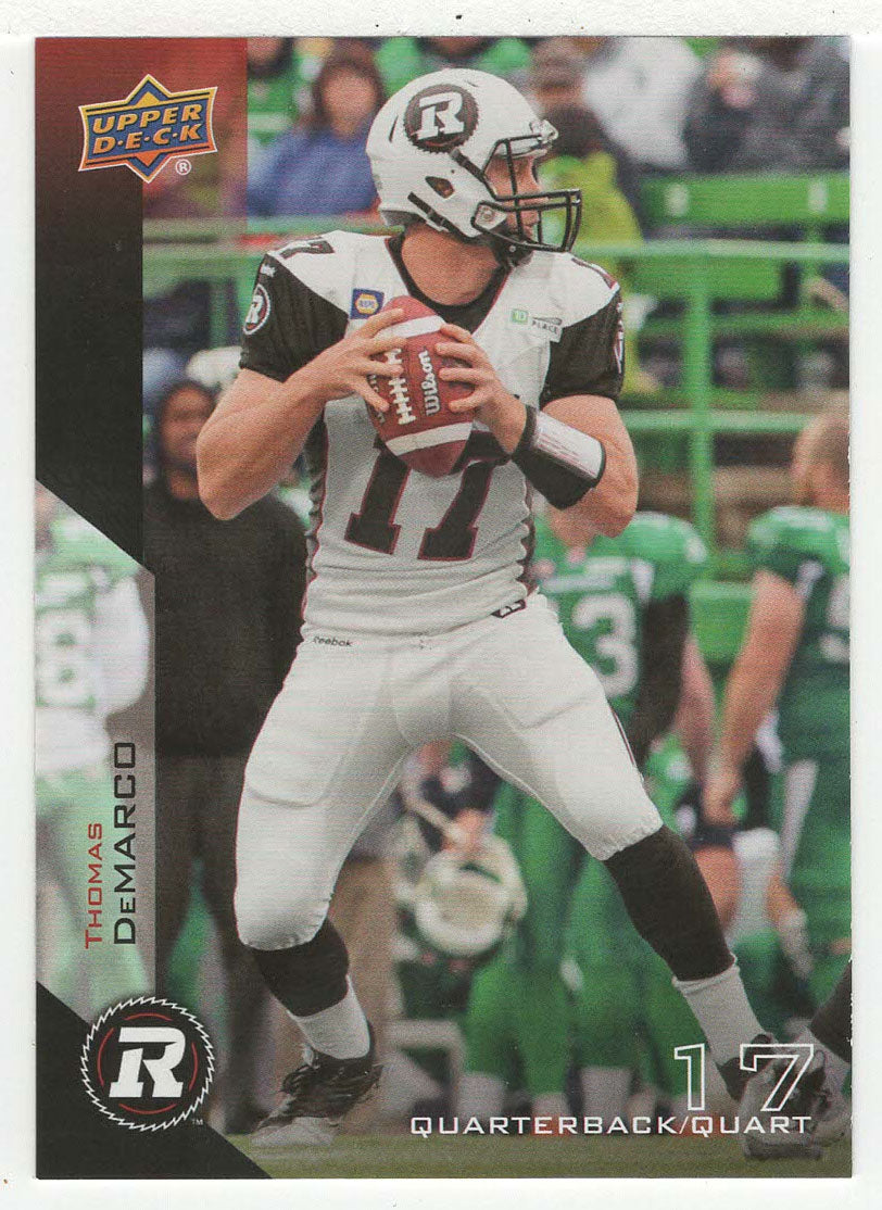 Thomas DeMarco - Ottawa Redblacks (CFL Football Card) 2014 Upper Deck # 61 Mint