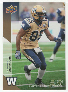 Clarence Denmark - Winnipeg Blue Bombers (CFL Football Card) 2014 Upper Deck # 98 Mint