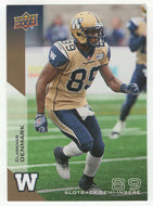 Clarence Denmark - Winnipeg Blue Bombers (CFL Football Card) 2014 Upper Deck # 98 Mint