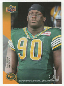 Almondo Sewell SP - Edmonton Eskimos (CFL Football Card) 2014 Upper Deck # 115 Mint