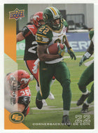 Joe Burnett SP - Edmonton Eskimos (CFL Football Card) 2014 Upper Deck # 117 Mint