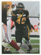 Eric Norwood SP - Hamilton Tiger-Cats (CFL Football Card) 2014 Upper Deck # 120 Mint