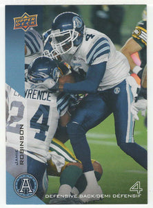 Jamie Robinson SP - Toronto Argonauts (CFL Football Card) 2014 Upper Deck # 140 Mint