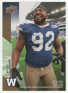 Bryant Turner SP - Winnipeg Blue Bombers (CFL Football Card) 2014 Upper Deck # 145 Mint