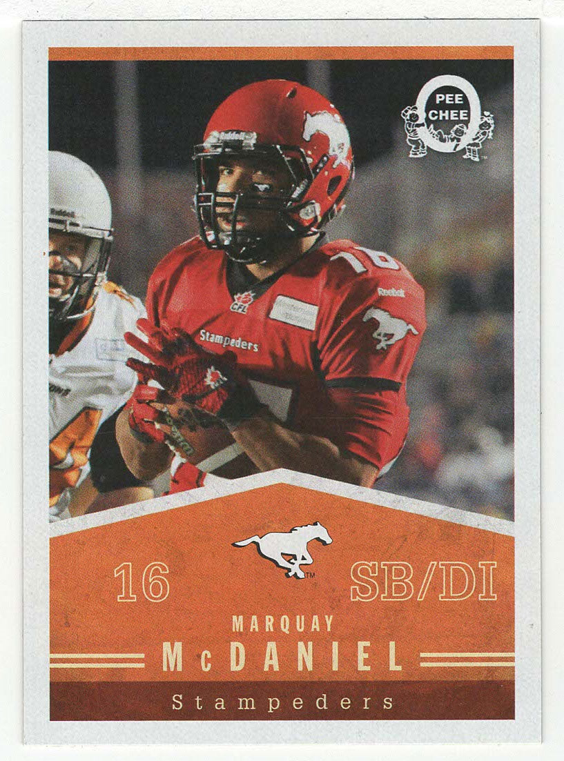 Marquay McDaniel - Calgary Stampeders - O-Pee-Chee Retro (CFL Football Card) 2014 Upper Deck # 7 Mint