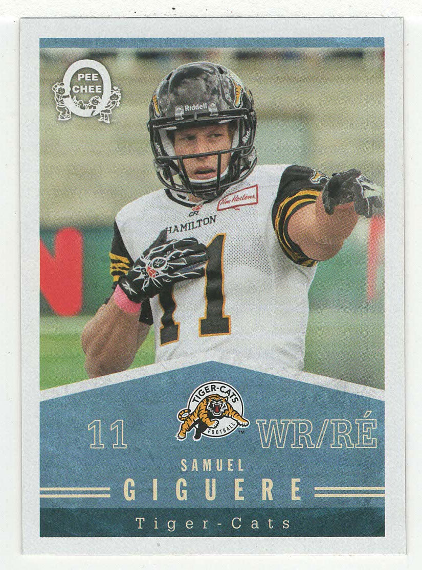 Samuel Giguere - Hamilton Tiger-Cats - O-Pee-Chee Retro (CFL Football Card) 2014 Upper Deck # 18 Mint