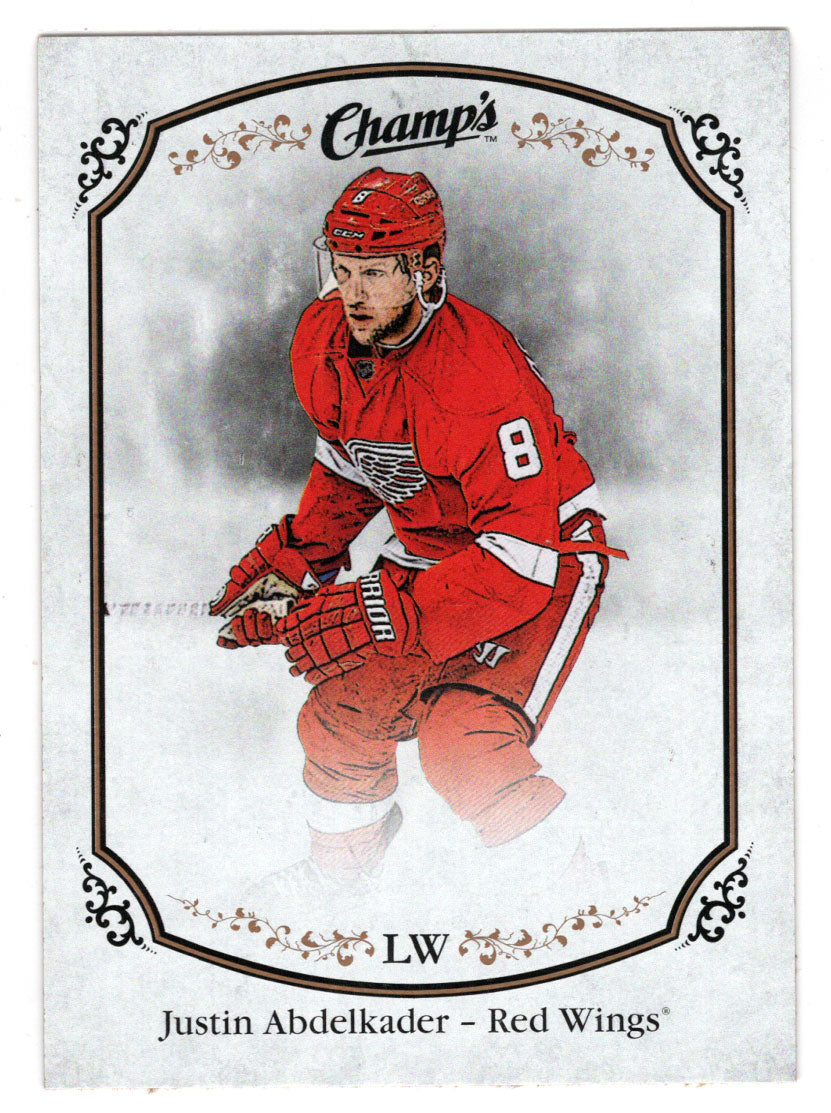 Justin Abdelkader - Detroit Red Wings (NHL Hockey Card) 2015-16 Upper Deck Champ's # 26 Mint