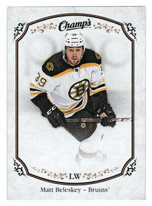 Matt Beleskey - Boston Bruins (NHL Hockey Card) 2015-16 Upper Deck Champ's # 84 Mint