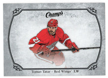 Load image into Gallery viewer, Tomas Tatar 2/25 - Detroit Red Wings - Silver (NHL Hockey Card) 2015-16 Upper Deck Champ&#39;s # 230 Mint
