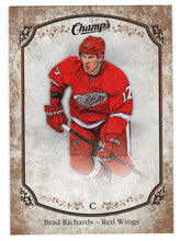 Load image into Gallery viewer, Brad Richards - Detroit Red Wings - Gold Variant Back (NHL Hockey Card) 2015-16 Upper Deck Champ&#39;s # 107 Mint
