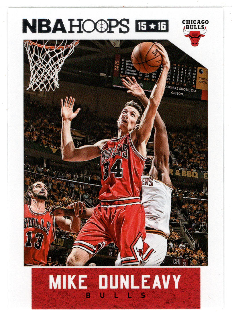 Mike Dunleavy Jr. - Chicago Bulls (NBA Basketball Card) 2015-16 Hoops # 6 Mint