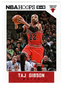 Taj Gibson - Chicago Bulls (NBA Basketball Card) 2015-16 Hoops # 10 Mint