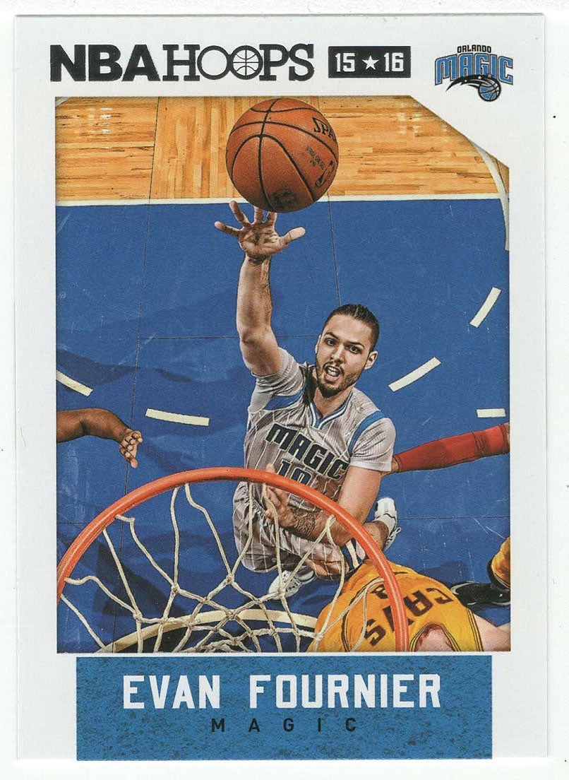 Evan Fournier - Orlando Magic (NBA Basketball Card) 2015-16 Hoops # 11 Mint