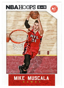 Mike Muscala - Atlanta Hawks (NBA Basketball Card) 2015-16 Hoops # 16 Mint