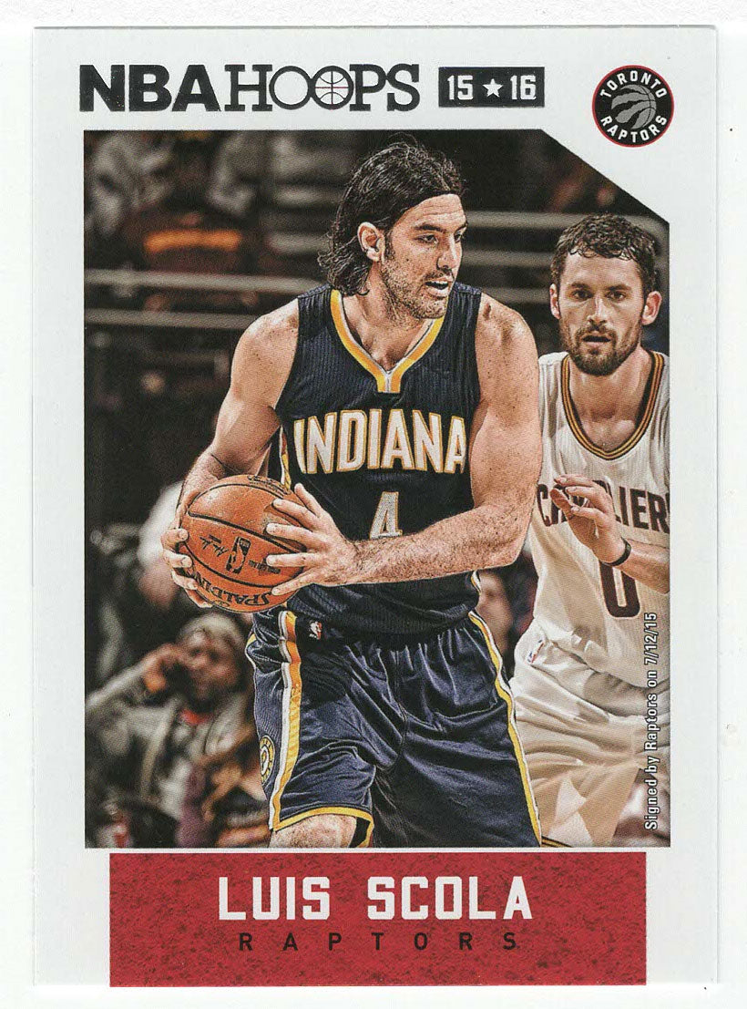 Luis Scola - Toronto Raptors (NBA Basketball Card) 2015-16 Hoops # 44 Mint