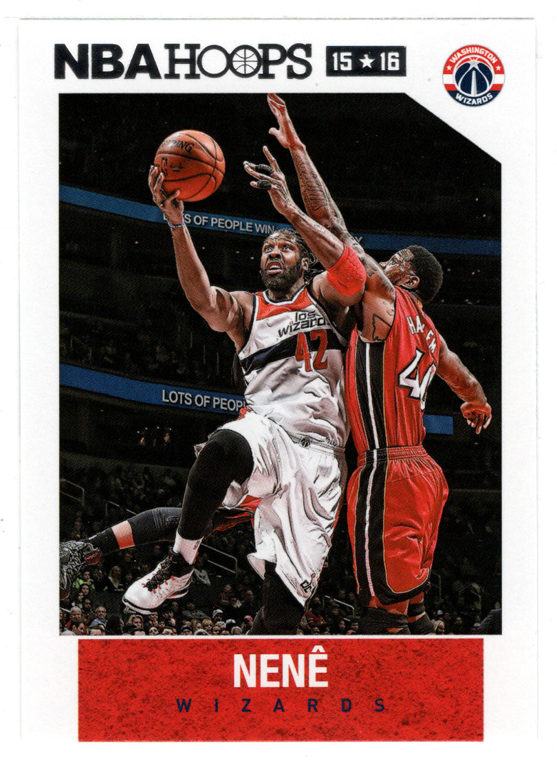 Nene - Washington Wizards (NBA Basketball Card) 2015-16 Hoops # 56 Mint