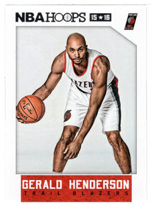 Gerald Henderson - Portland Trail Blazers (NBA Basketball Card) 2015-16 Hoops # 61 Mint