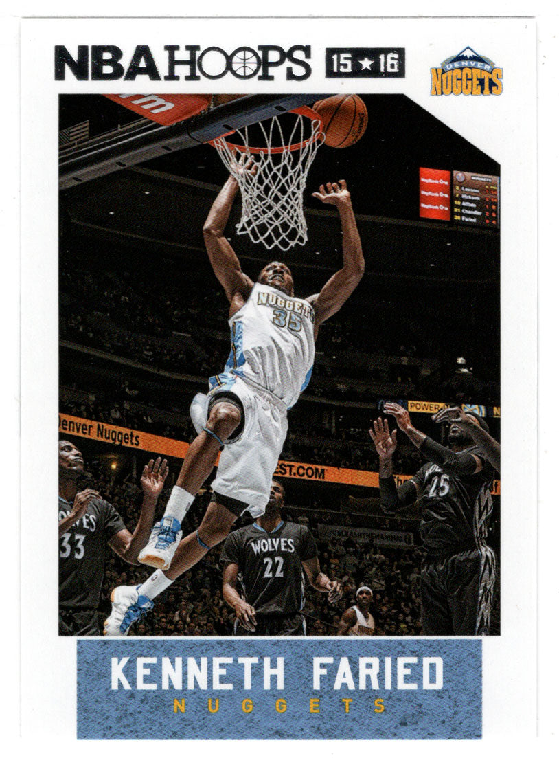 Kenneth Faried - Denver Nuggets (NBA Basketball Card) 2015-16 Hoops # 62 Mint