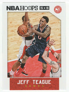 Jeff Teague - Atlanta Hawks (NBA Basketball Card) 2015-16 Hoops # 73 Mint