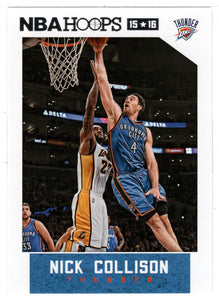 Nick Collison - Oklahoma City Thunder (NBA Basketball Card) 2015-16 Hoops # 76 Mint