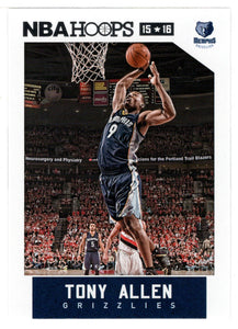 Tony Allen - Memphis Grizzlies (NBA Basketball Card) 2015-16 Hoops # 100 Mint