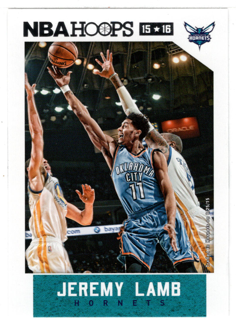 Jeremy Lamb - Charlotte Hornets (NBA Basketball Card) 2015-16 Hoops # 103 Mint