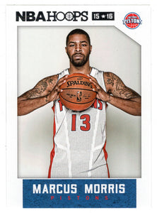 Marcus Morris - Detroit Pistons (NBA Basketball Card) 2015-16 Hoops # 104 Mint