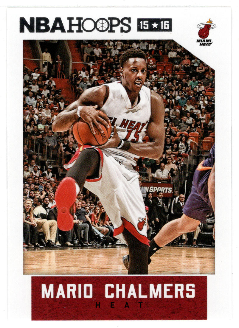 Mario Chalmers - Miami Heat (NBA Basketball Card) 2015-16 Hoops # 124 Mint