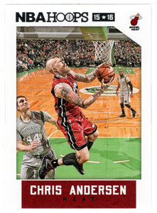 Chris Andersen - Miami Heat (NBA Basketball Card) 2015-16 Hoops # 137 Mint