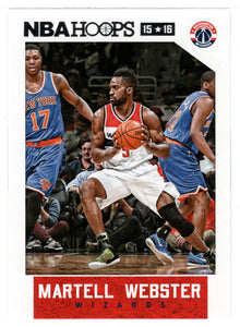 Martell Webster - Washington Wizards (NBA Basketball Card) 2015-16 Hoops # 154 Mint