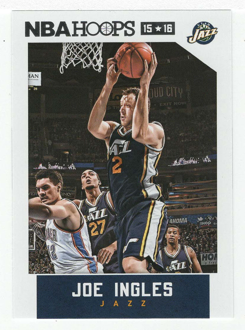 Joe Ingles - Utah Jazz (NBA Basketball Card) 2015-16 Hoops # 163 Mint