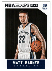 Matt Barnes - Memphis Grizzlies (NBA Basketball Card) 2015-16 Hoops # 184 Mint