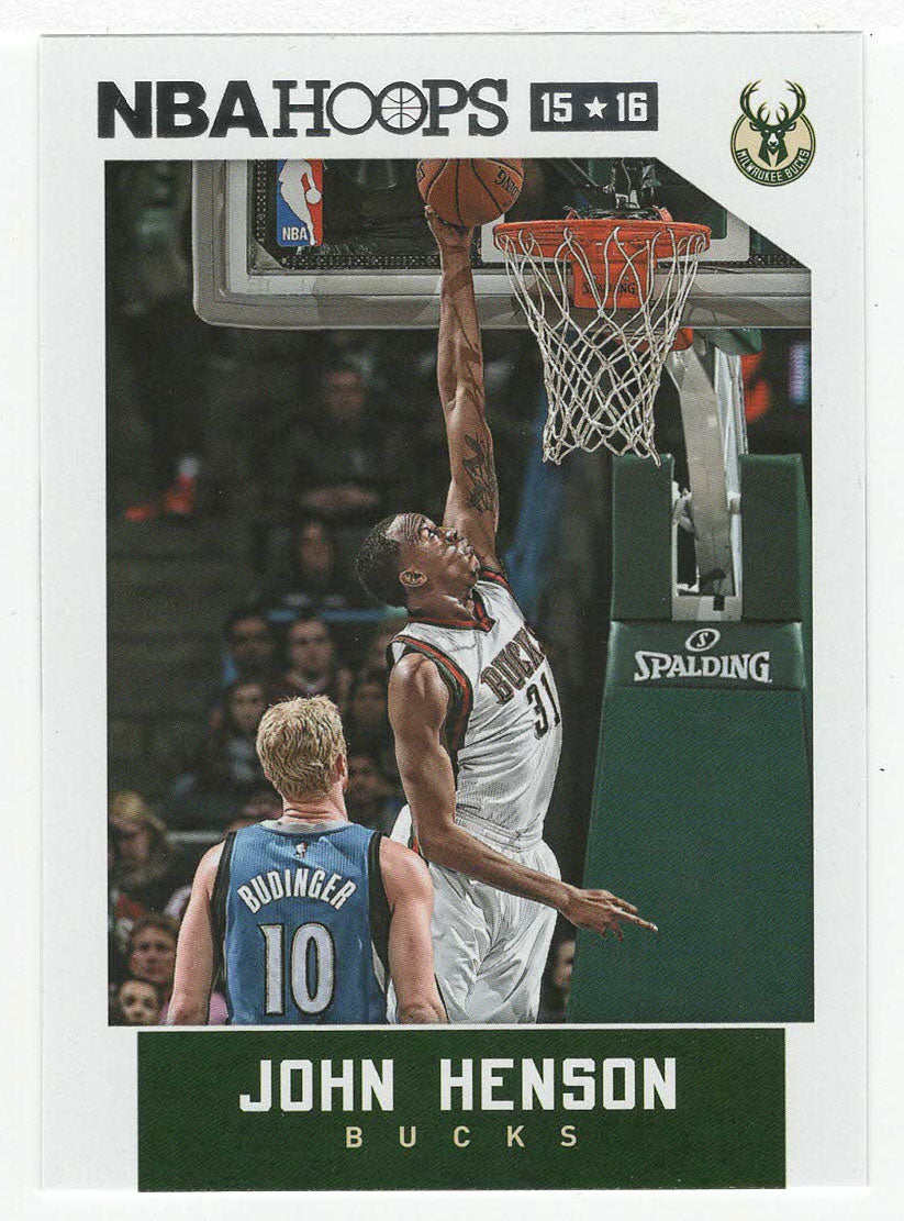 John Henson - Milwaukee Bucks (NBA Basketball Card) 2015-16 Hoops # 193 Mint