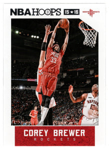 Corey Brewer - Houston Rockets (NBA Basketball Card) 2015-16 Hoops # 197 Mint