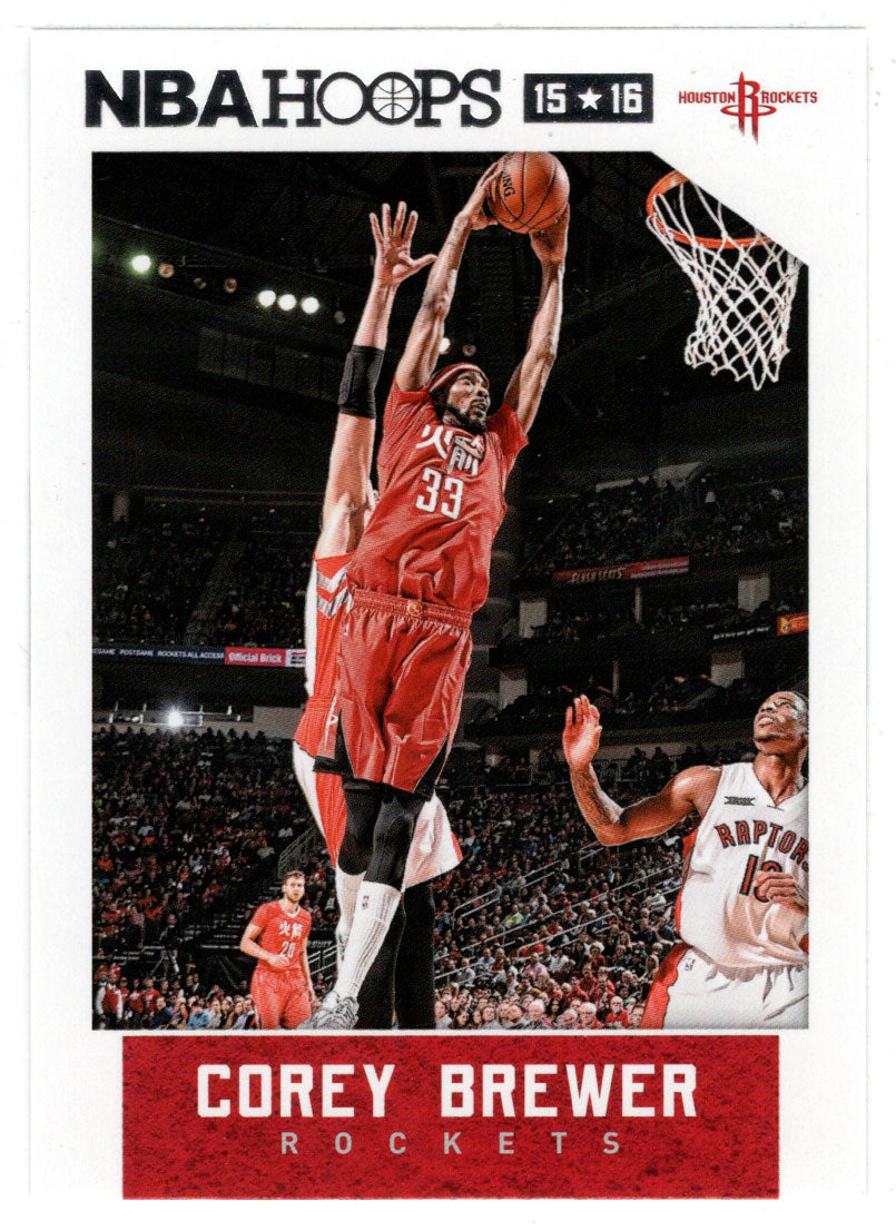 Corey Brewer - Houston Rockets (NBA Basketball Card) 2015-16 Hoops # 197 Mint