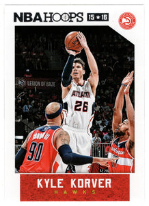 Kyle Korver - Atlanta Hawks (NBA Basketball Card) 2015-16 Hoops # 202 Mint