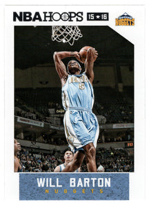 Will Barton - Denver Nuggets (NBA Basketball Card) 2015-16 Hoops # 214 Mint