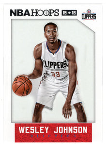 Wesley Johnson - Los Angeles Clippers (NBA Basketball Card) 2015-16 Hoops # 233 Mint