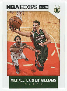 Michael Carter-Williams - Milwaukee Bucks (NBA Basketball Card) 2015-16 Hoops # 234 Mint